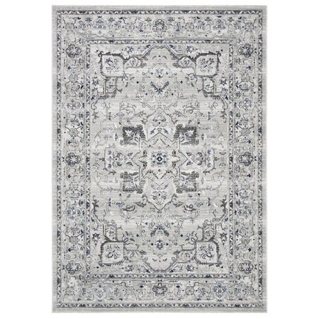 Safavieh 4 x 6 ft. Charleston 411F Power Loomed Rectangle Area Rug Grey & Dark Grey CHL411F-4